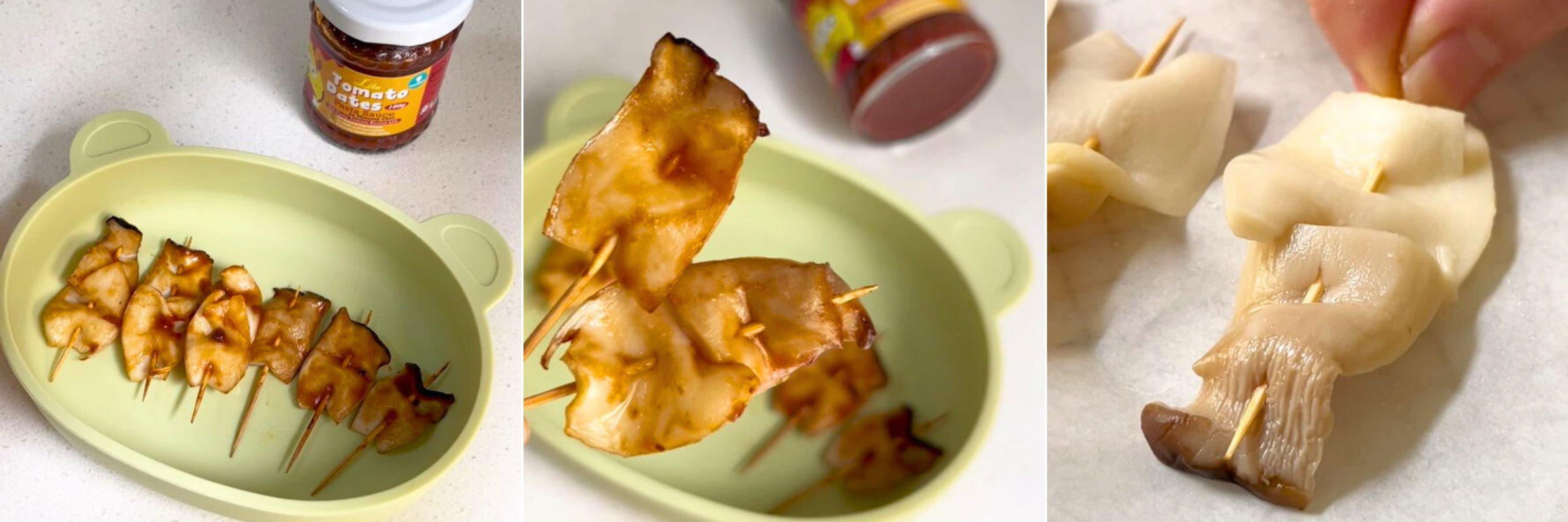King Oyster Mushroom Skewers (12m+)