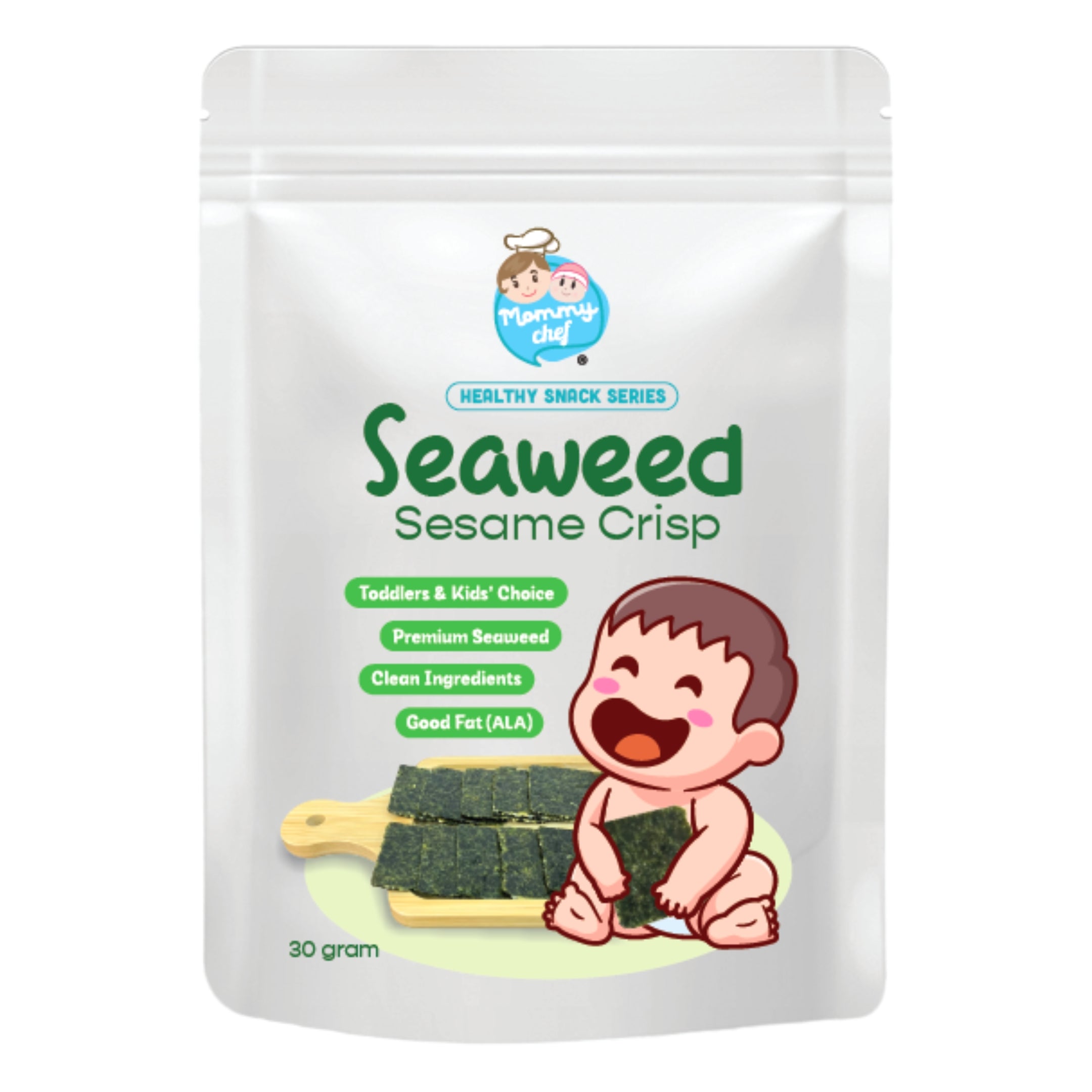 Mommy Chef Seaweed Sesame Crisps (30g)