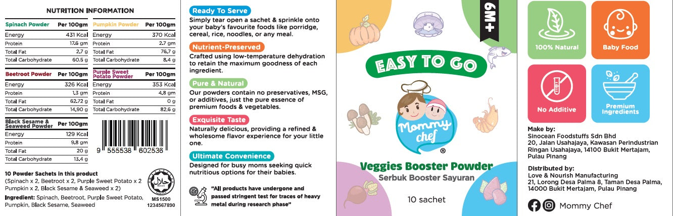 Mommy Chef Easy To Go 粉袋装